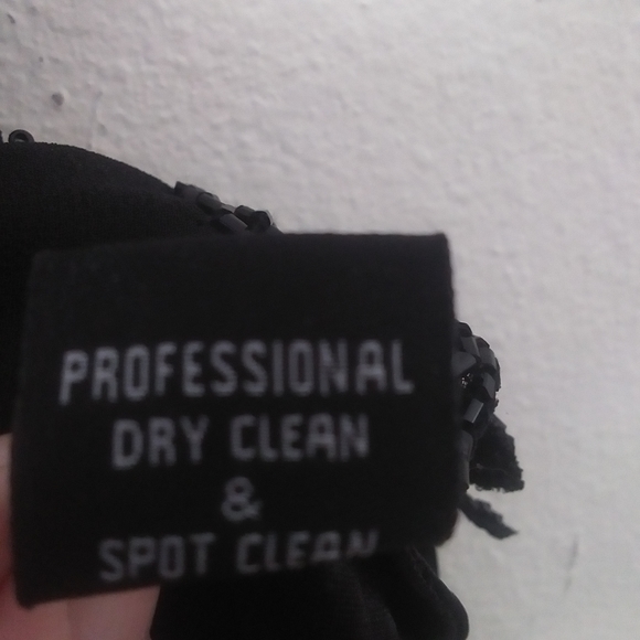 Vintage JKARA New York Beaded Asymmetrical Tank, Black - Picture 11 of 14